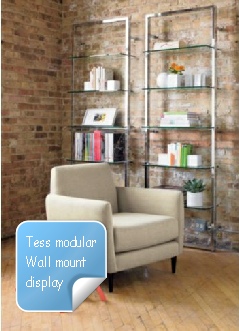 Tess modular
Wall mount
display