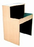 Reception desk podium